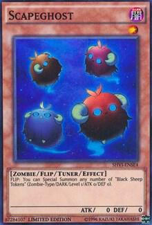 Scapeghost trading card from Shining Victories Scapeghost - Shining Victories YuGiOh trading card