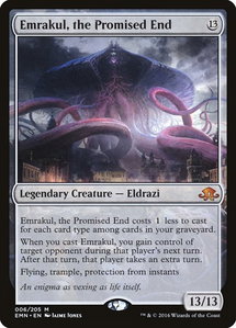 Emrakul, the Promised End - Eldritch Moon (EMN) #6 - Mythic Rare Magic: The Gathering Trading Card