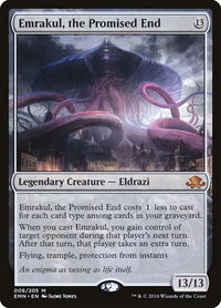 Emrakul, the Promised End - Eldritch Moon (EMN) #6 - Mythic Magic: The Gathering Trading Card
