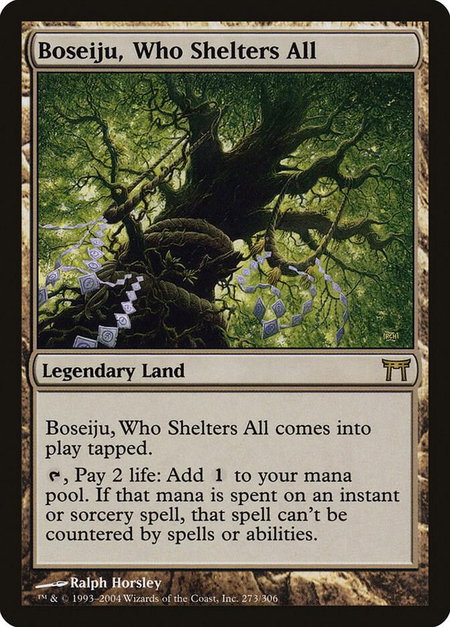 Boseiju, Who Shelters All - Champions of Kamigawa Magic: The Gathering trading card