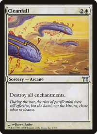 Cleanfall - Champions of Kamigawa (CHK) #6 - Uncommon Magic: The Gathering Trading Card