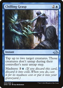 Chilling Grasp - Eldritch Moon (EMN) #50 - Uncommon Magic: The Gathering Trading Card