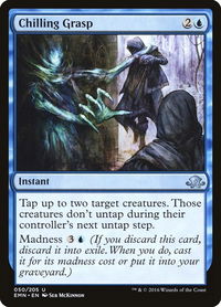 Chilling Grasp - Eldritch Moon (EMN) #50 - Uncommon Magic: The Gathering Trading Card