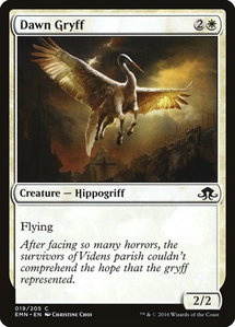 Dawn Gryff - Eldritch Moon (EMN) #19 - Common Magic: The Gathering Trading Card