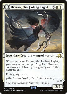 Bruna, the Fading Light - Eldritch Moon (EMN) #15a - Rare Magic: The Gathering Trading Card
