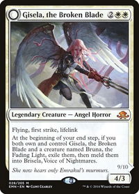 Gisela, the Broken Blade - Eldritch Moon (EMN) #28 - Mythic Magic: The Gathering Trading Card