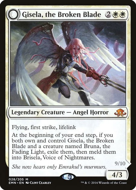 Gisela, the Broken Blade - Eldritch Moon Magic: The Gathering trading card