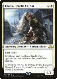 Thalia, Heretic Cathar - Eldritch Moon (EMN) #46 - Rare Magic: The Gathering Trading Card