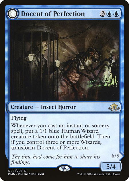 Docent of Perfection - Eldritch Moon Magic: The Gathering trading card