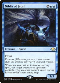 Niblis of Frost - Eldritch Moon (EMN) #72 - Rare Magic: The Gathering Trading Card