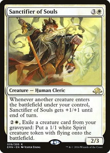 Sanctifier of Souls - Eldritch Moon (EMN) #39 - Rare Magic: The Gathering Trading Card