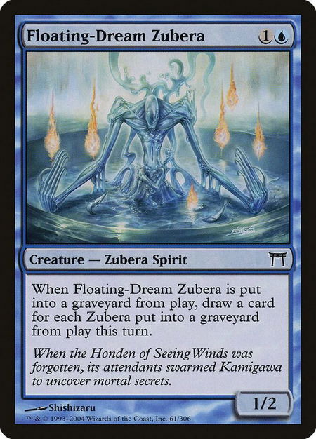 Floating-Dream Zubera - Champions of Kamigawa Magic: The Gathering trading card