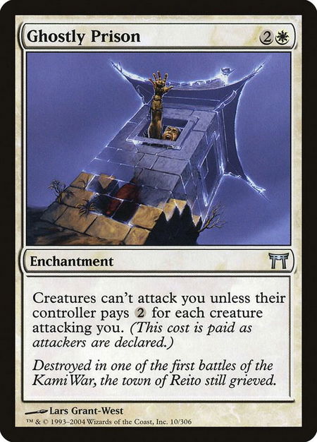 Ghostly Prison - Champions of Kamigawa Magic: The Gathering trading card