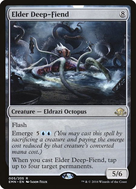 Elder Deep-Fiend - Eldritch Moon Magic: The Gathering trading card