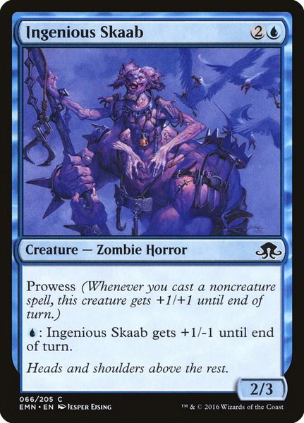 Ingenious Skaab trading card from Eldritch Moon Ingenious Skaab - Eldritch Moon Magic: The Gathering trading card