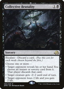Collective Brutality - Eldritch Moon (EMN) #85 - Rare Magic: The Gathering Trading Card