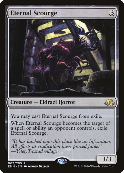 Eternal Scourge trading card from Eldritch Moon Eternal Scourge - Eldritch Moon Magic: The Gathering trading card