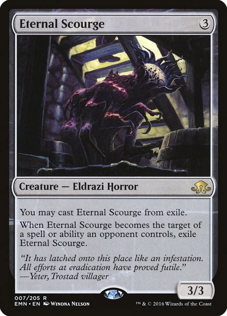Eternal Scourge - Eldritch Moon Magic: The Gathering trading card