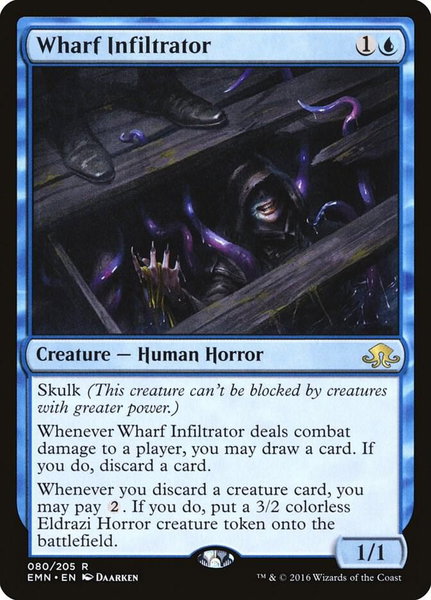 Wharf Infiltrator - Eldritch Moon Magic: The Gathering trading card
