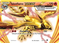 Talonflame BREAK - XY - Steam Siege (STS) #21/114 - Rare BREAK Pokémon Trading Card