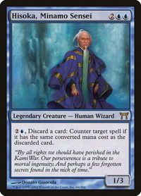 Hisoka, Minamo Sensei - Champions of Kamigawa (CHK) #66 - Rare Magic: The Gathering Trading Card