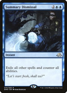 Summary Dismissal - Eldritch Moon (EMN) #75 - Rare Magic: The Gathering Trading Card