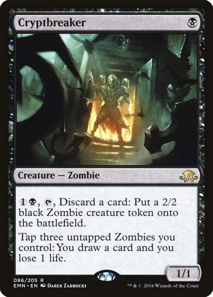 Cryptbreaker trading card from Eldritch Moon Cryptbreaker - Eldritch Moon Magic: The Gathering trading card