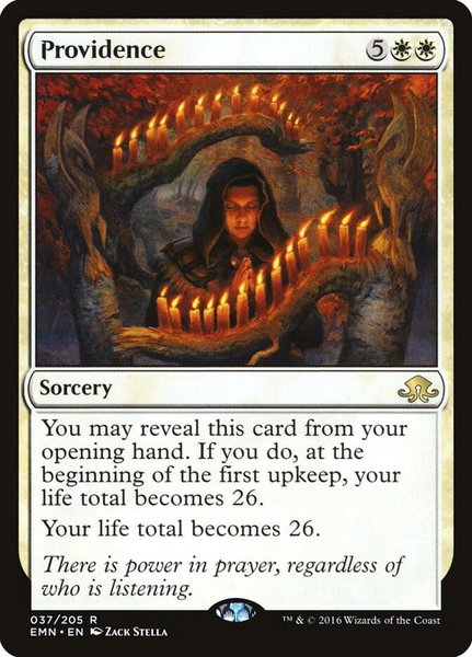 Providence trading card from Eldritch Moon Providence - Eldritch Moon Magic: The Gathering trading card