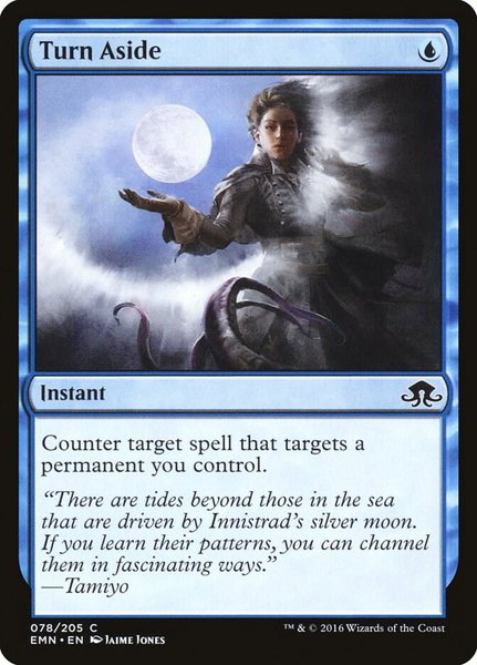 Turn Aside trading card from Eldritch Moon Turn Aside - Eldritch Moon Magic: The Gathering trading card