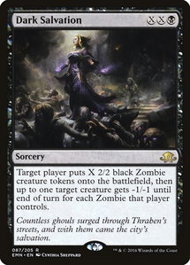 Dark Salvation - Eldritch Moon (EMN) #87 - Rare Magic: The Gathering Trading Card