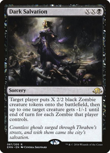 Dark Salvation - Eldritch Moon Magic: The Gathering trading card
