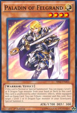 Paladin of Felgrand - Structure Deck: Rise of the True Dragons YuGiOh trading card