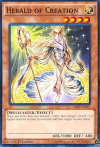 Herald of Creation - Structure Deck: Rise of the True Dragons (SR02) #SR02-EN007 - Common / Short Print YuGiOh Trading Card