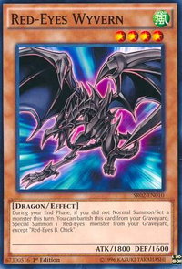Red-Eyes Wyvern - Structure Deck: Rise of the True Dragons (SR02) #SR02-EN010 - Common / Short Print YuGiOh Trading Card