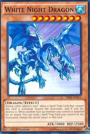 White Night Dragon - Structure Deck: Rise of the True Dragons YuGiOh trading card