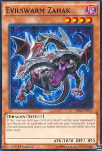 Evilswarm Zahak - Structure Deck: Rise of the True Dragons (SR02) #SR02-EN014 - Common / Short Print YuGiOh Trading Card