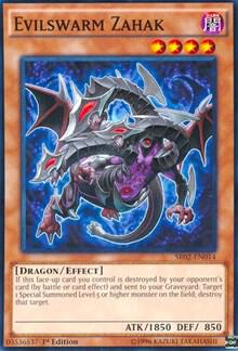 Evilswarm Zahak - Structure Deck: Rise of the True Dragons YuGiOh trading card