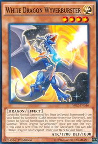 White Dragon Wyverburster - Structure Deck: Rise of the True Dragons (SR02) #SR02-EN016 - Common / Short Print YuGiOh Trading Card