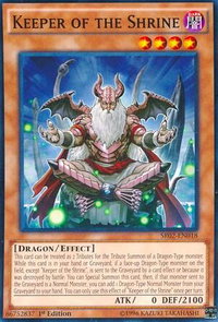 Keeper of the Shrine - Structure Deck: Rise of the True Dragons (SR02) #SR02-EN018 - Common / Short Print YuGiOh Trading Card