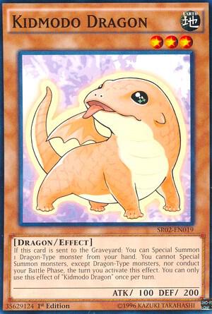 Kidmodo Dragon trading card from Structure Deck: Rise of the True Dragons Kidmodo Dragon - Structure Deck: Rise of the True Dragons YuGiOh trading card