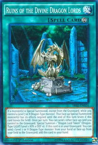 Ruins of the Divine Dragon Lords - Structure Deck: Rise of the True Dragons (SR02) #SR02-EN024 - Super Rare YuGiOh Trading Card