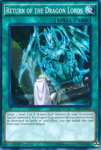 Return of the Dragon Lords - Structure Deck: Rise of the True Dragons (SR02) #SR02-EN025 - Super Rare YuGiOh Trading Card