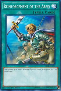 Reinforcement of the Army - Structure Deck: Rise of the True Dragons (SR02) #SR02-EN031 - Common / Short Print YuGiOh Trading Card