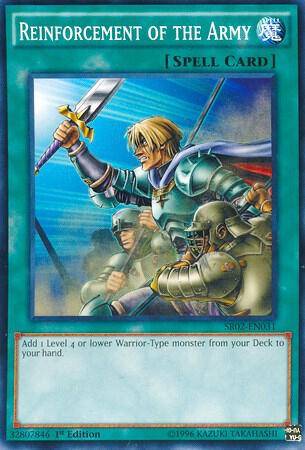 Reinforcement of the Army trading card from Structure Deck: Rise of the True Dragons Reinforcement of the Army - Structure Deck: Rise of the True Dragons YuGiOh trading card