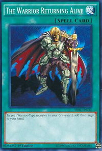 The Warrior Returning Alive - Structure Deck: Rise of the True Dragons (SR02) #SR02-EN032 - Common / Short Print YuGiOh Trading Card