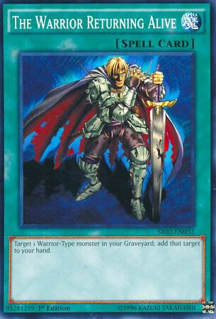 The Warrior Returning Alive - Structure Deck: Rise of the True Dragons YuGiOh trading card