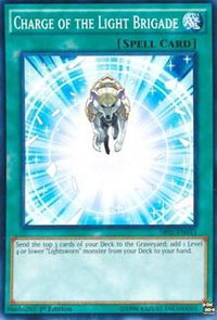 Charge of the Light Brigade - Structure Deck: Rise of the True Dragons (SR02) #SR02-EN033 - Common / Short Print YuGiOh Trading Card