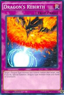 Dragon's Rebirth trading card from Structure Deck: Rise of the True Dragons Dragon's Rebirth - Structure Deck: Rise of the True Dragons YuGiOh trading card