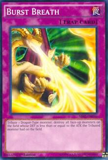 Burst Breath trading card from Structure Deck: Rise of the True Dragons Burst Breath - Structure Deck: Rise of the True Dragons YuGiOh trading card