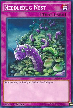 Needlebug Nest trading card from Structure Deck: Rise of the True Dragons Needlebug Nest - Structure Deck: Rise of the True Dragons YuGiOh trading card